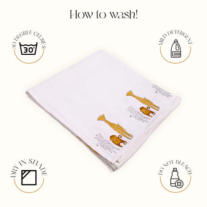 Wild Life Waffle Towel