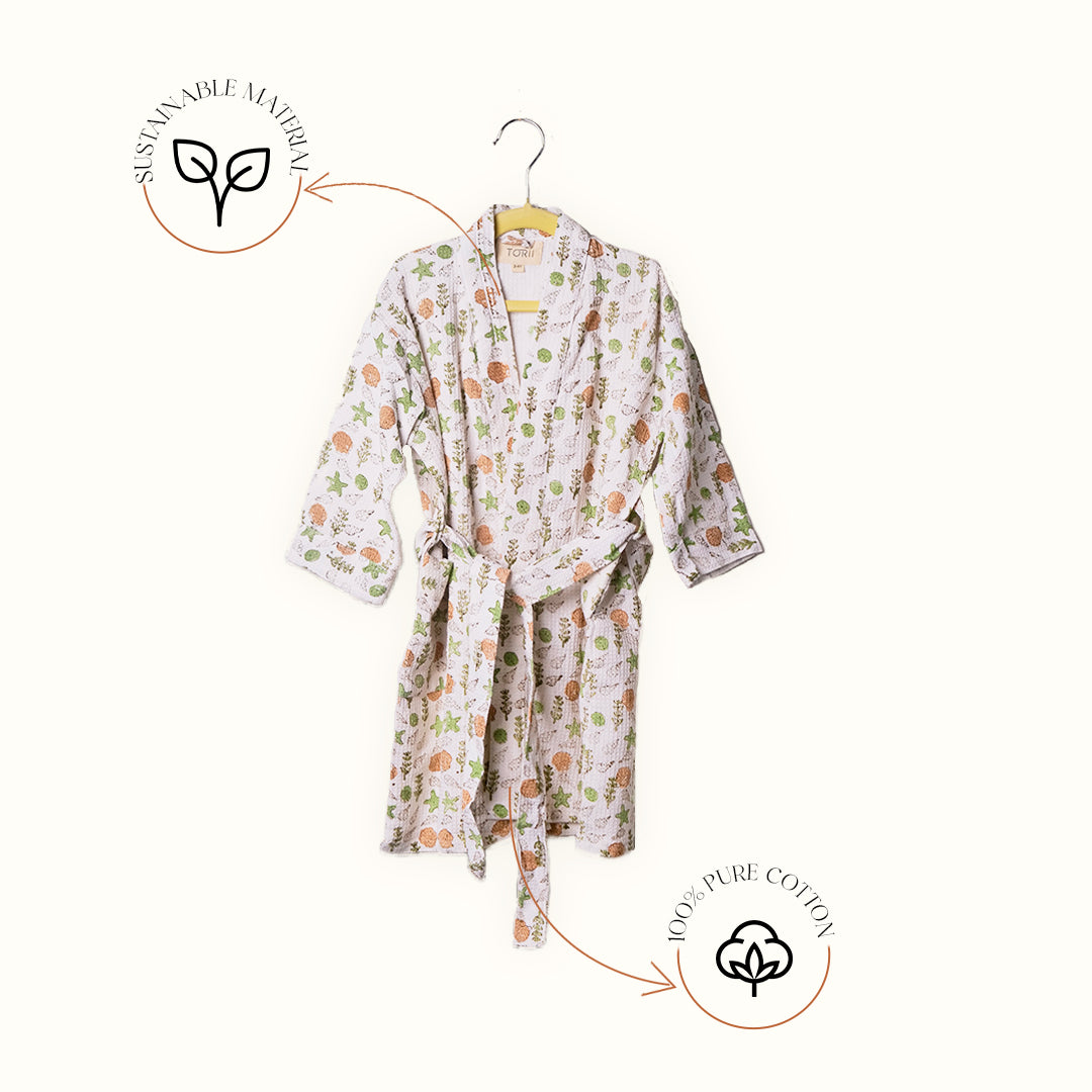 Sea Shells Bathrobe