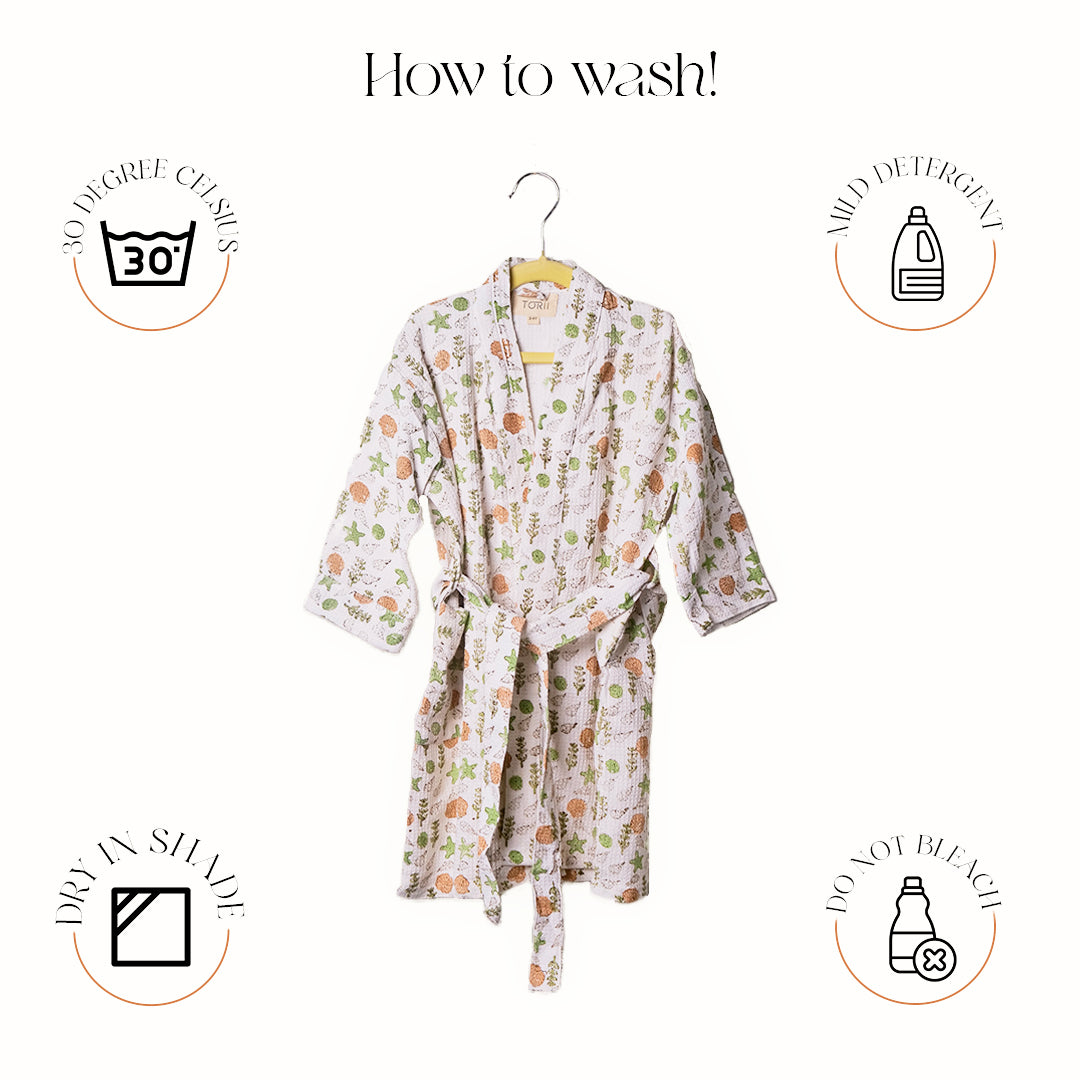 Sea Shells Bathrobe