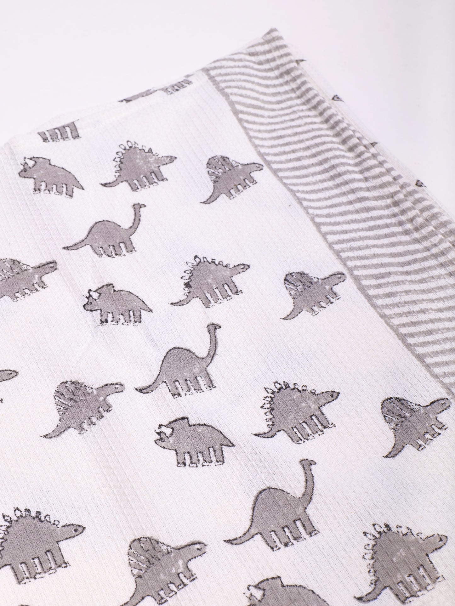 Dino Waffle Towel
