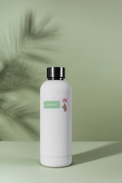 Teddy Party Pink Waterproof Sticker