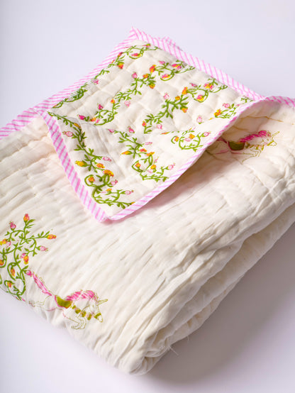 Unicorn Magic Double Quilt