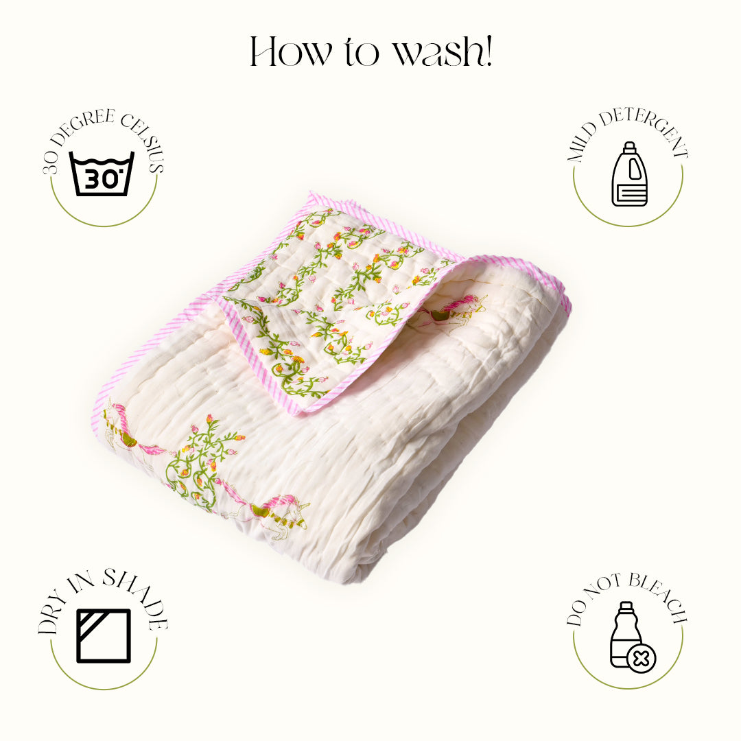 Unicorn Magic Double Quilt